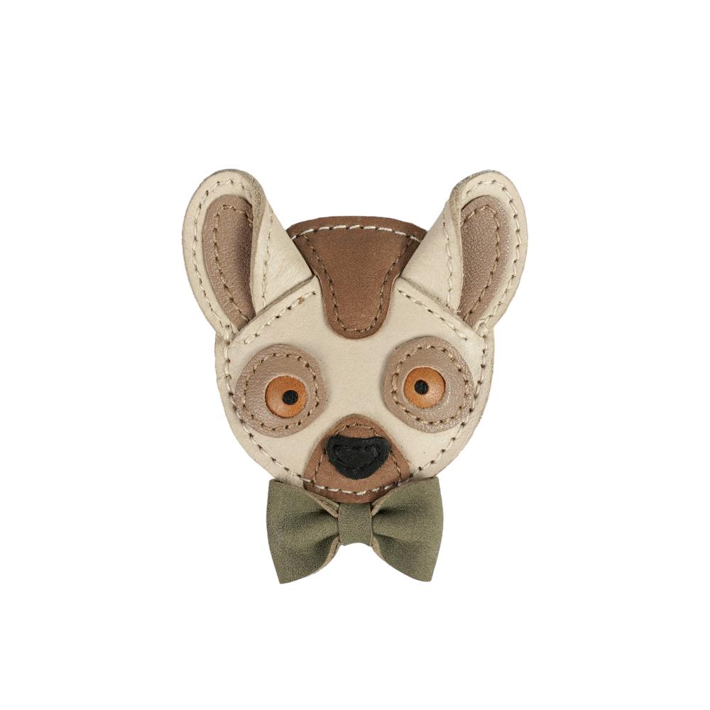 Festie Clip | Festive Lemur | Ivory Classic Leather