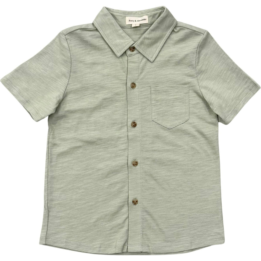 Boy's Collar Button Shirt