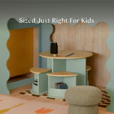 Nessa Nesting Play Table in Light Sage and Honey