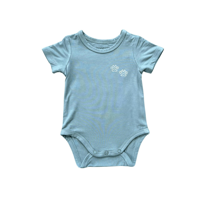 Baby Short Sleeve Bodysuit Retro America
