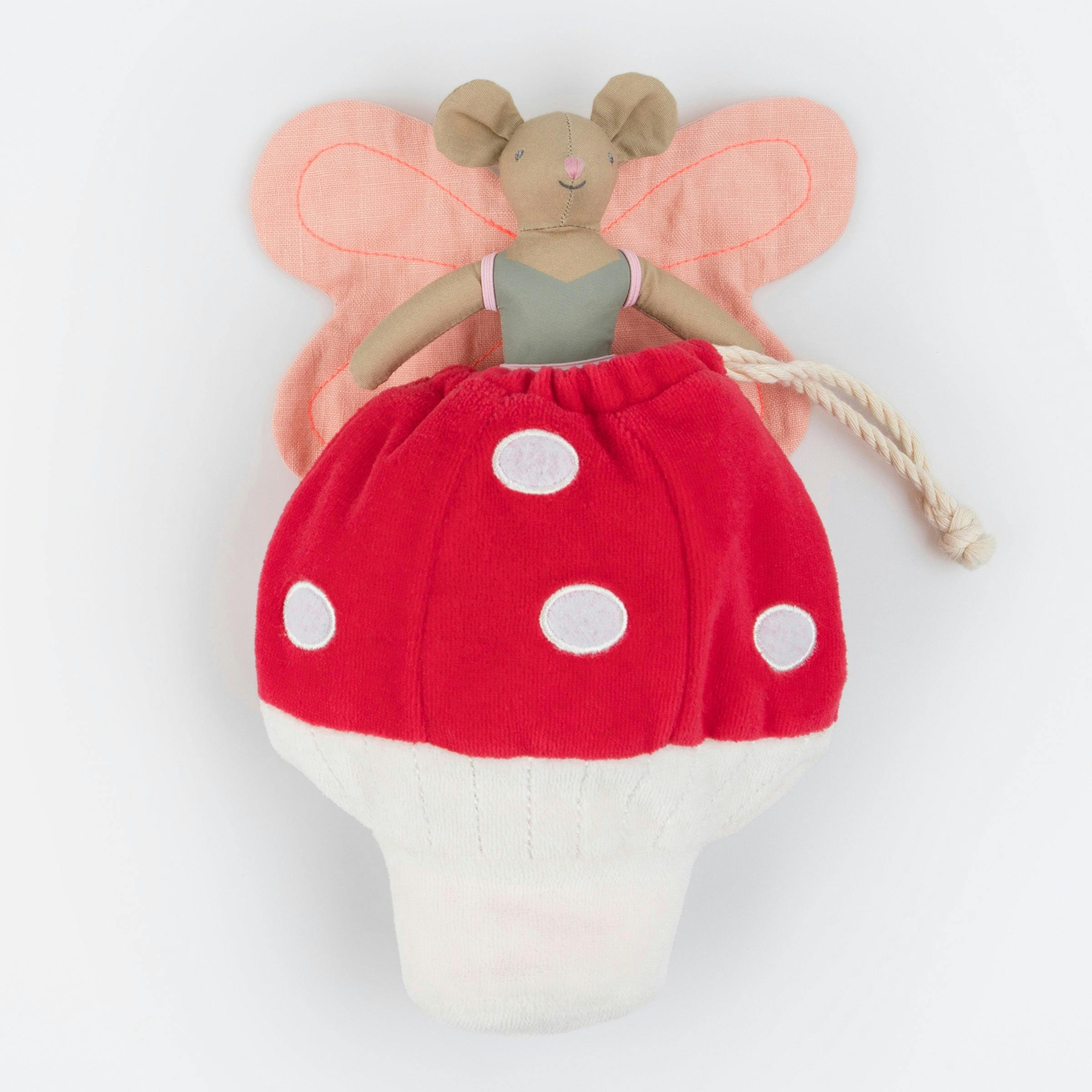 Mushroom Mini Doll