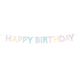 Scallop Pastel Happy Birthday Garland
