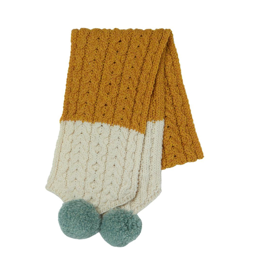Finchley Merino Scarf - Mustard