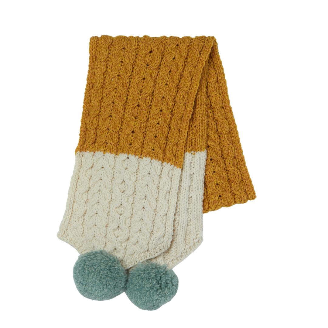 Finchley Merino Scarf - Mustard