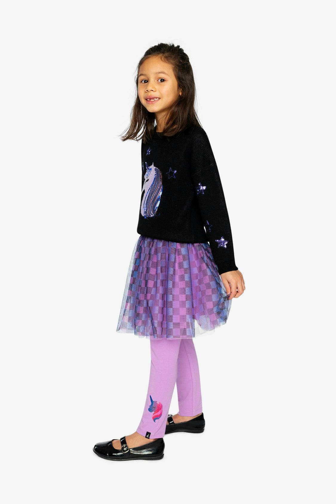 Organic Cotton Jersey Leggings Violet