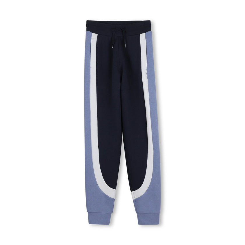 Navy & Blue Color-Block Tracksuit