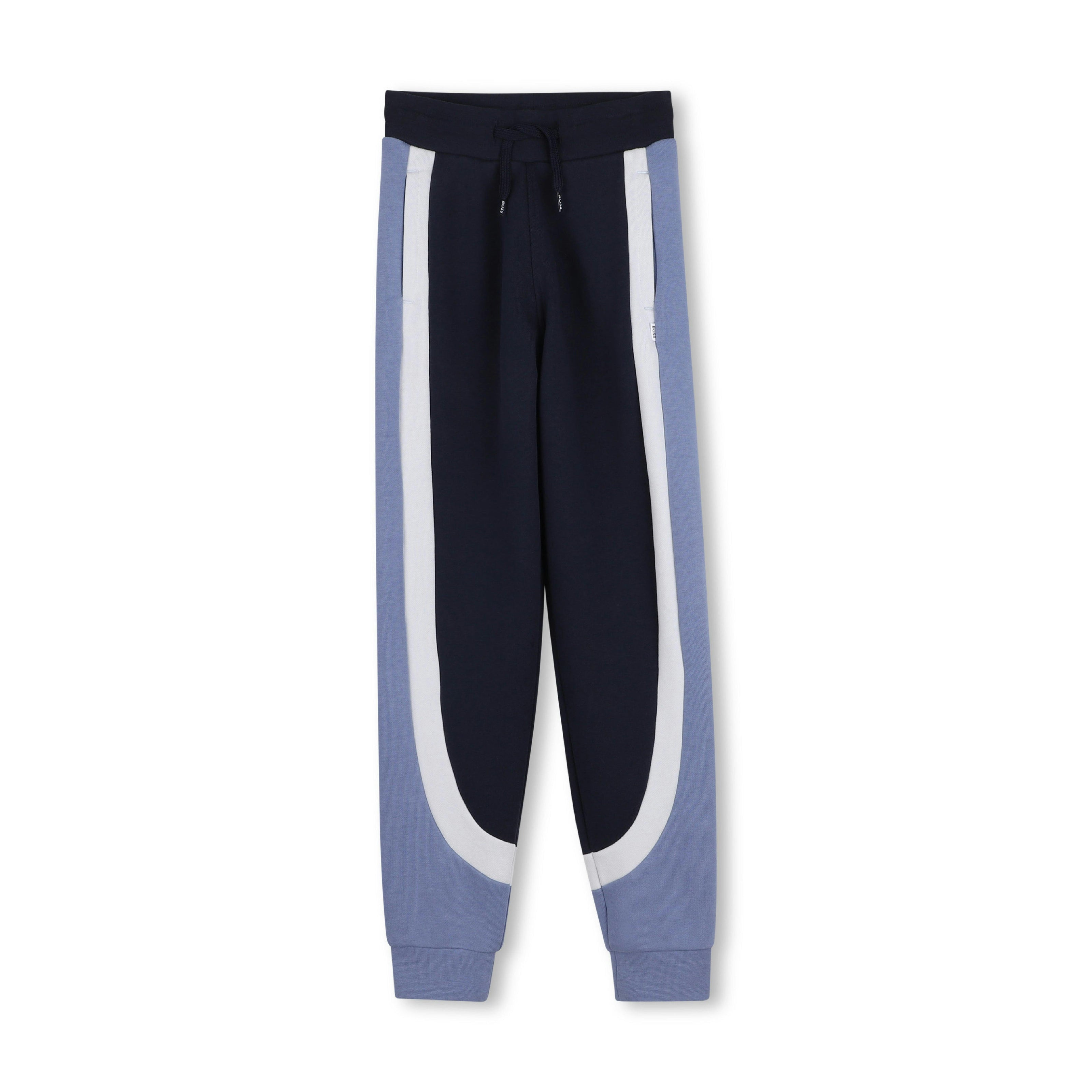 Navy & Blue Color-Block Tracksuit