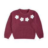 Floral Applique Sweater