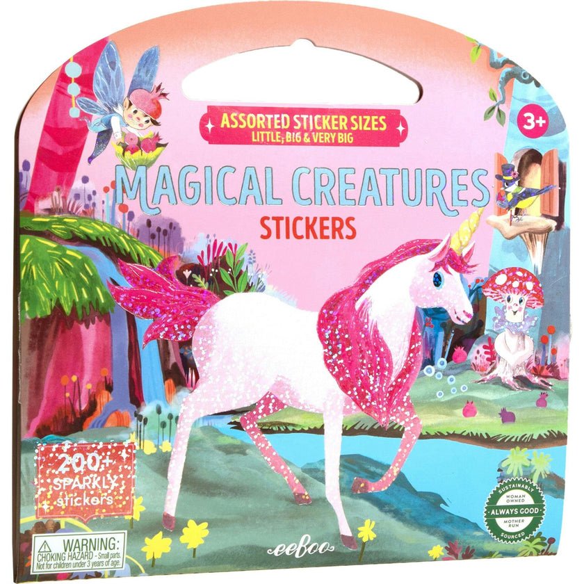 Magical Creatures Shiny Sticker Book