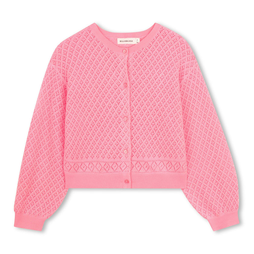 Pink Knitted Kids’ Cardigan