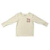 Boys Long Sleeve Tee in Big Bro in Cream