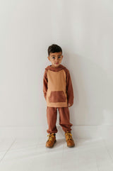 Boys Raglan Hoodie in Nightfall Blue