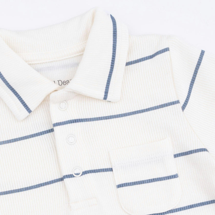 Vintage Stripe - Polo with Casual Short
