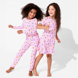 The Eye Pink Bamboo Kids Pajamas