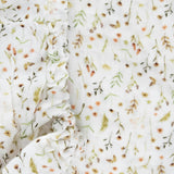 Organic Cotton Muslin Crib Sheet - Floral Field