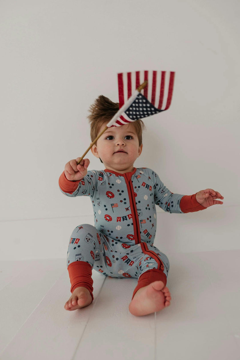 Long Sleeve Zip Romper