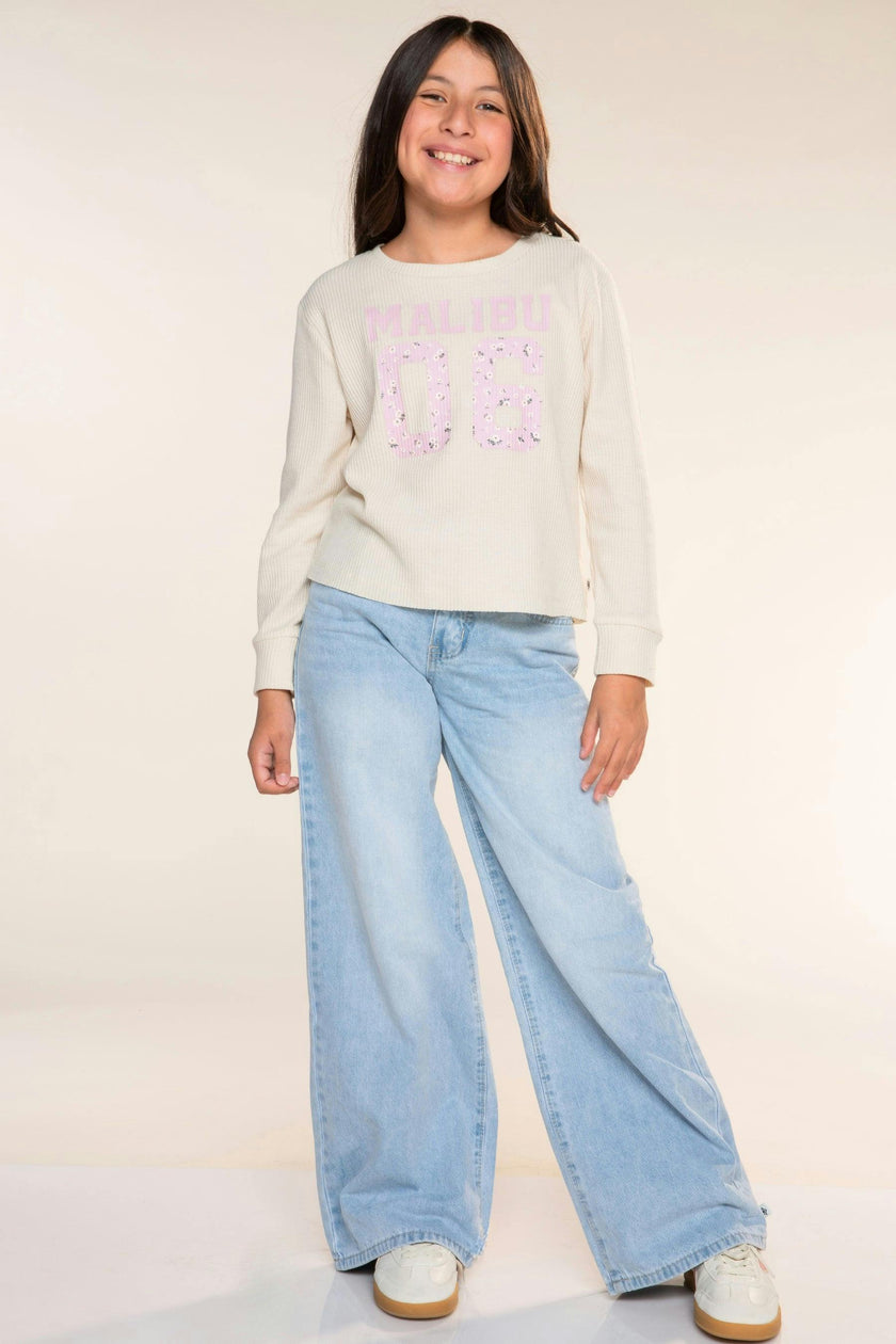 Waffle Long Sleeve Easy Tee