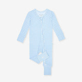 Blue Gingham Convertible One Piece