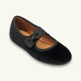 Velvet Bow Mary Jane | Black