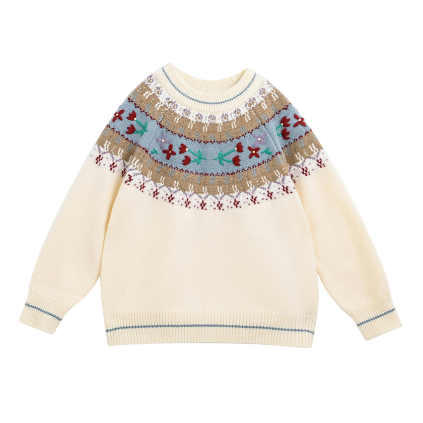 Cream Nordic Sweater