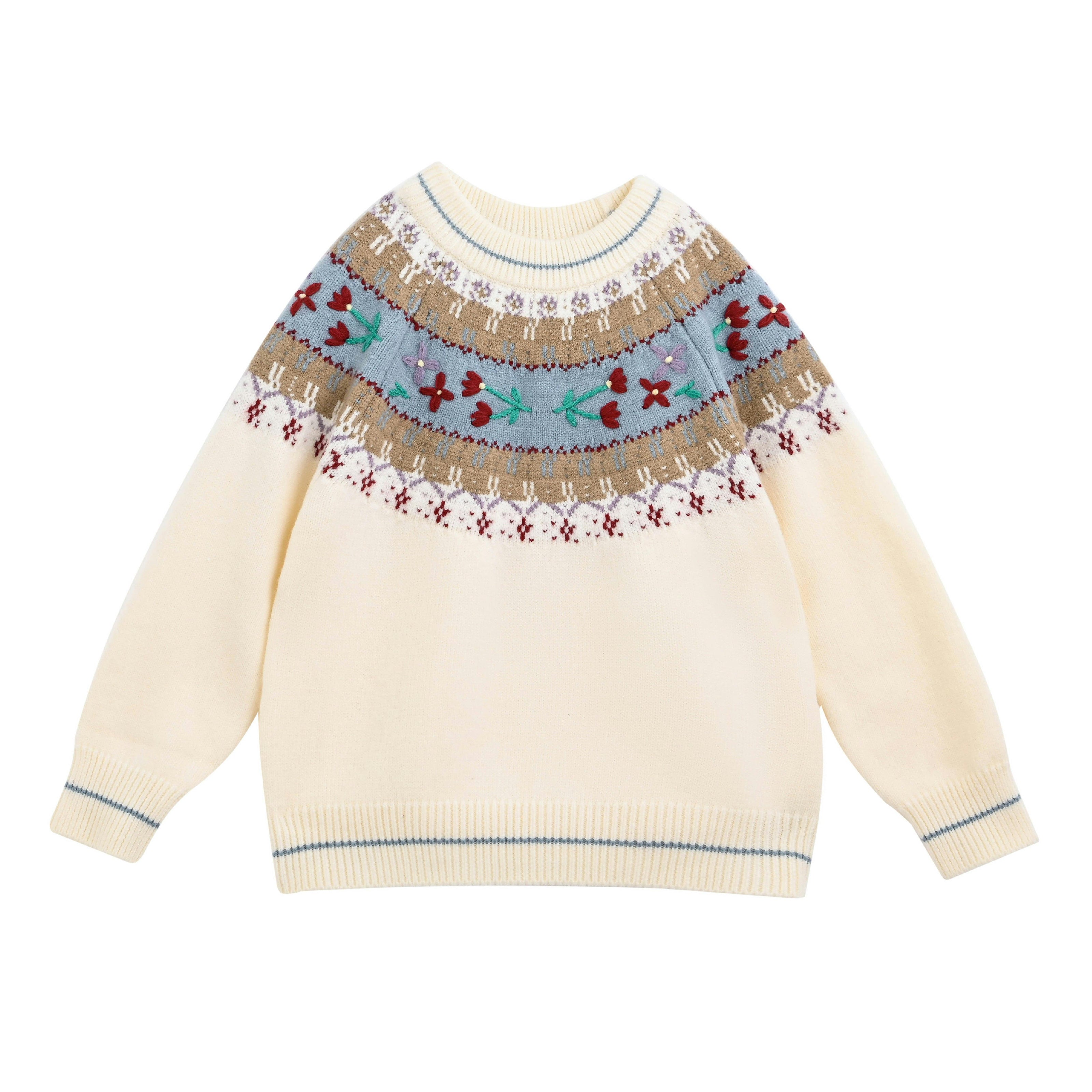 Cream Nordic Sweater