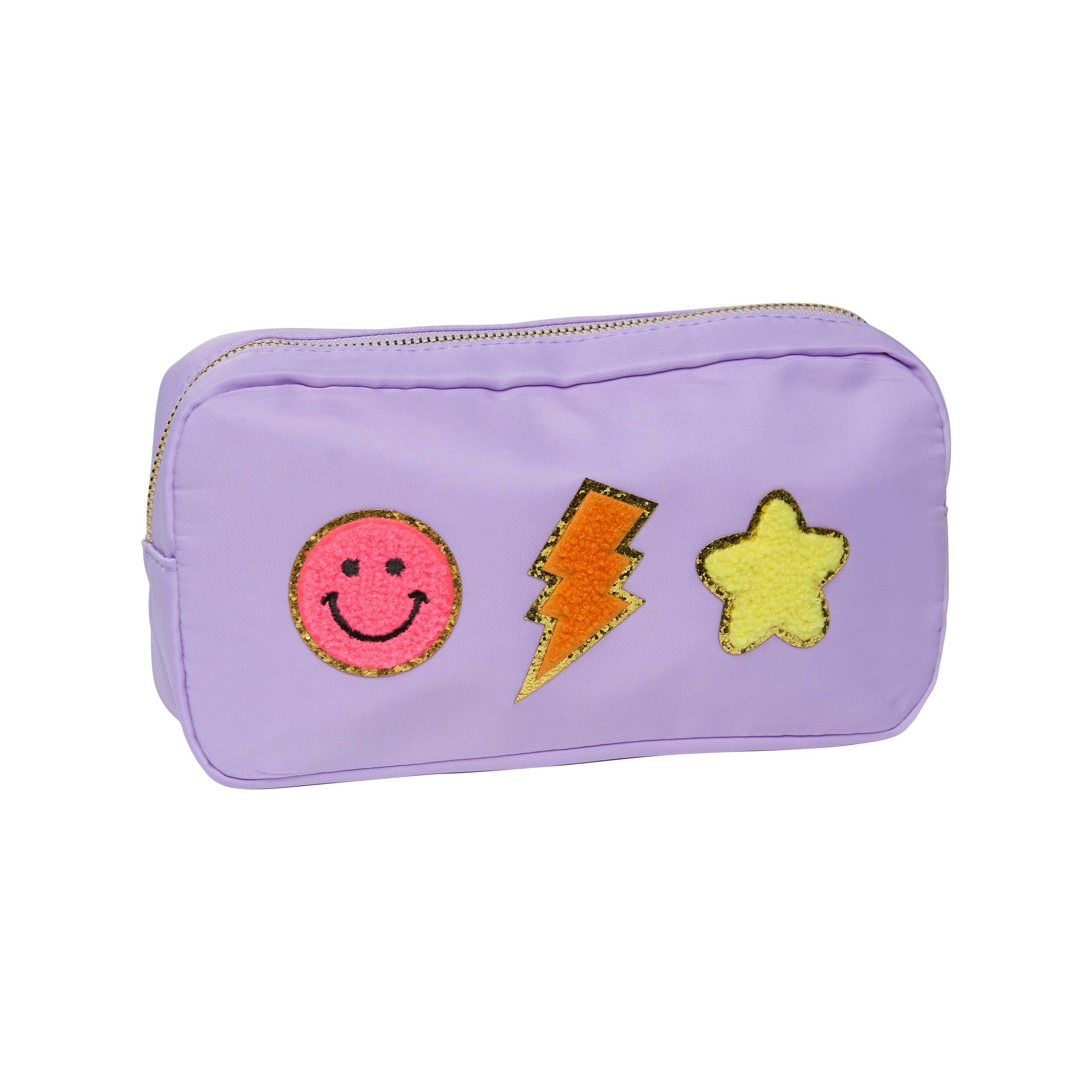 Medium Nylon Pouches w/ Assorted Chenille Patches