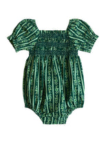 Baby Sunday Best Romper in Pine Felicity Floral