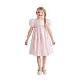 Pink Sena Petal Bow Dress