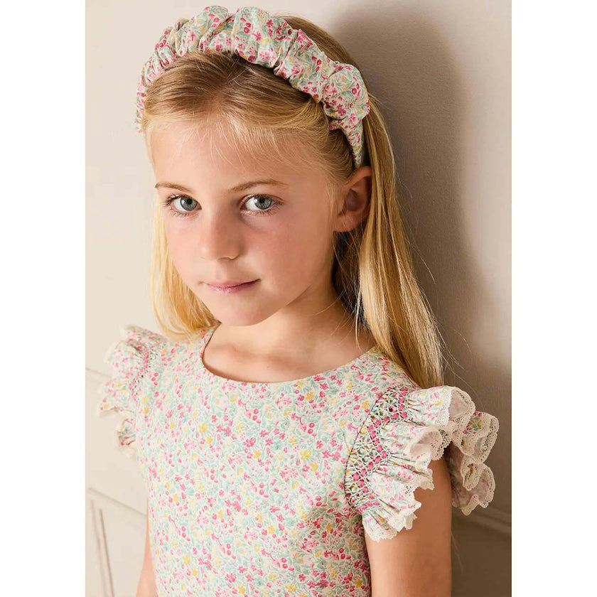 Adelaide Floral Scrunchie Hairband