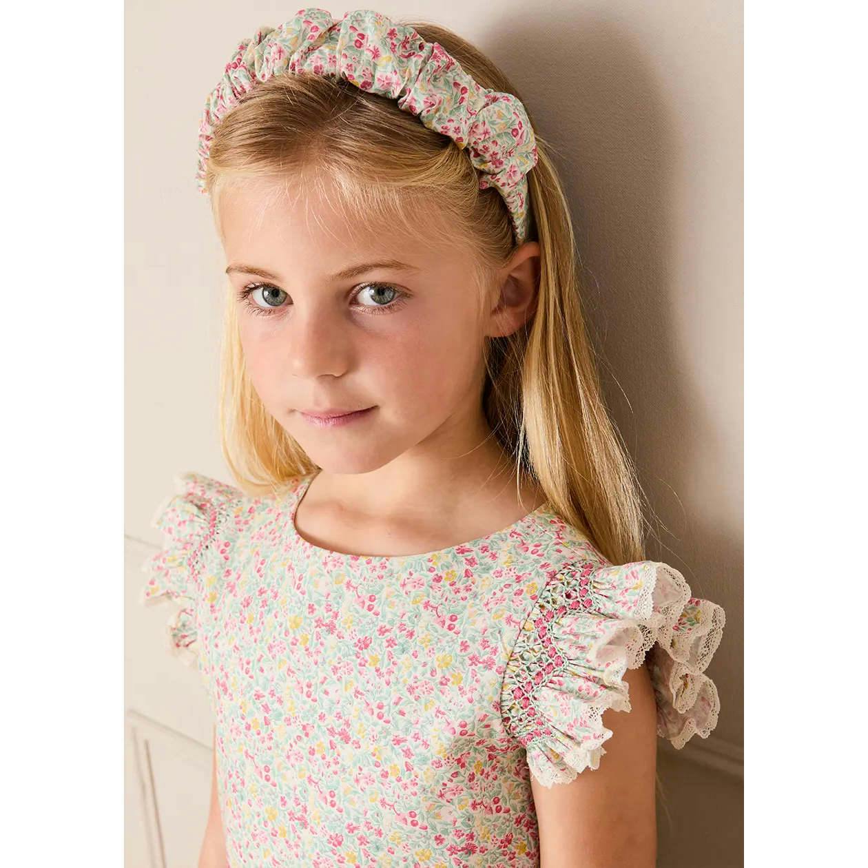 Adelaide Floral Scrunchie Hairband