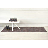 Skinny Stripe Shag Floor Mat, Purple