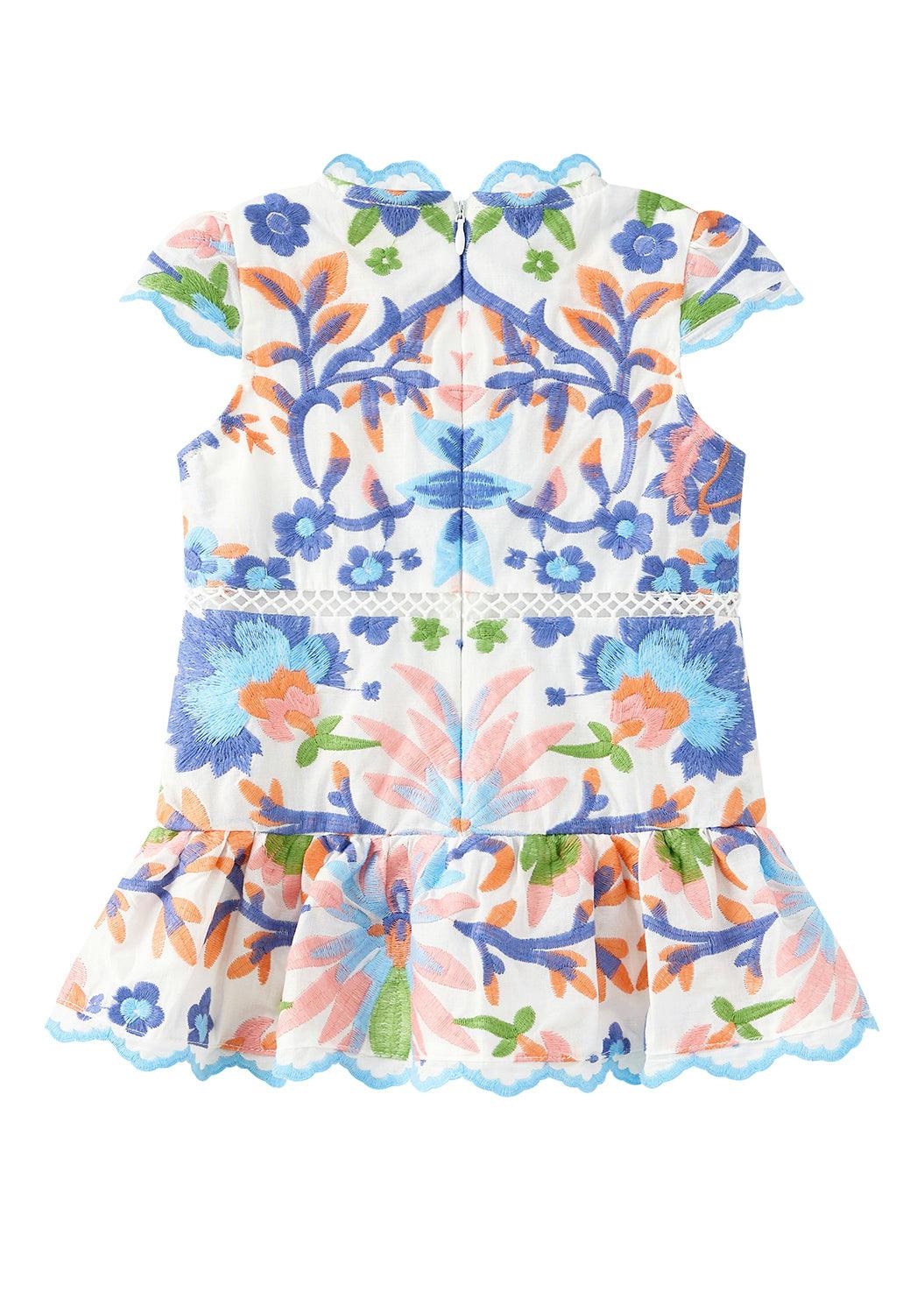 Sarah Embroidered Mini Dress (Baby)