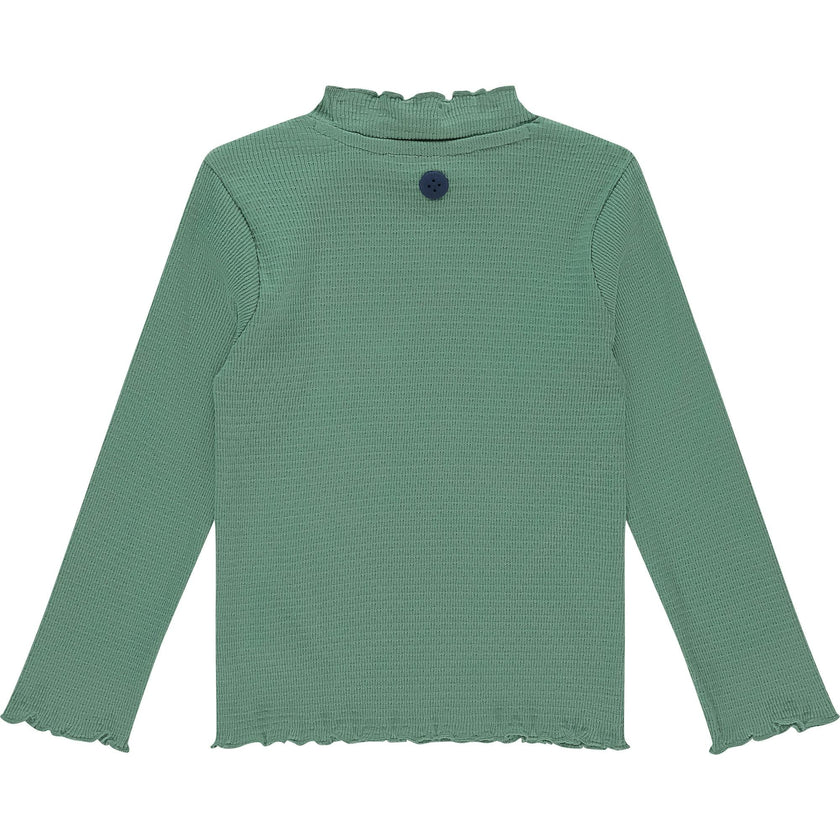 Ribbed Mock Neck Long Sleeve