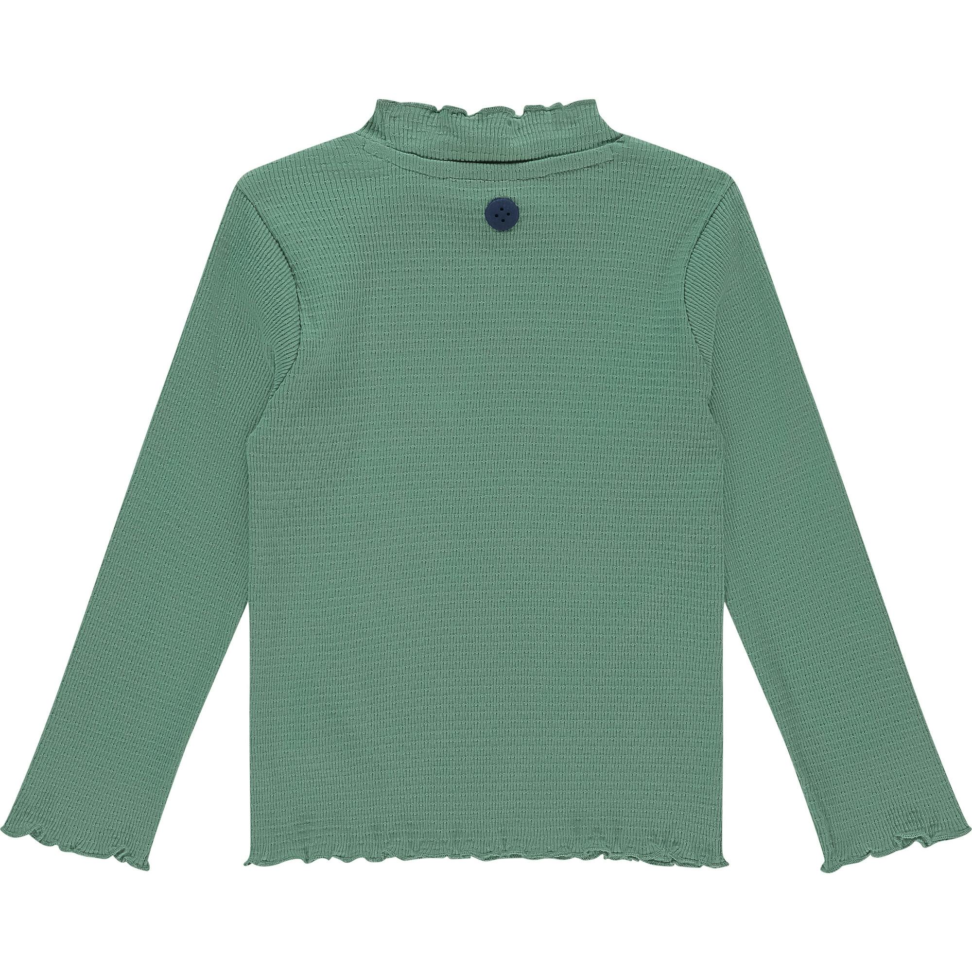 Ribbed Mock Neck Long Sleeve