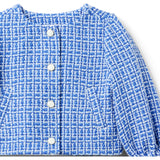 Tweed Ruffle Cuff Jacket