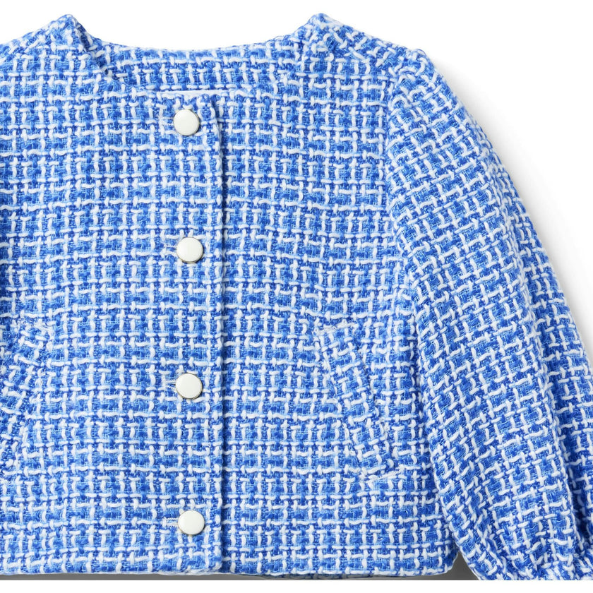 Tweed Ruffle Cuff Jacket