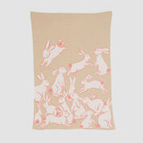 Baby Cotton Knit Blanket - Rabbits