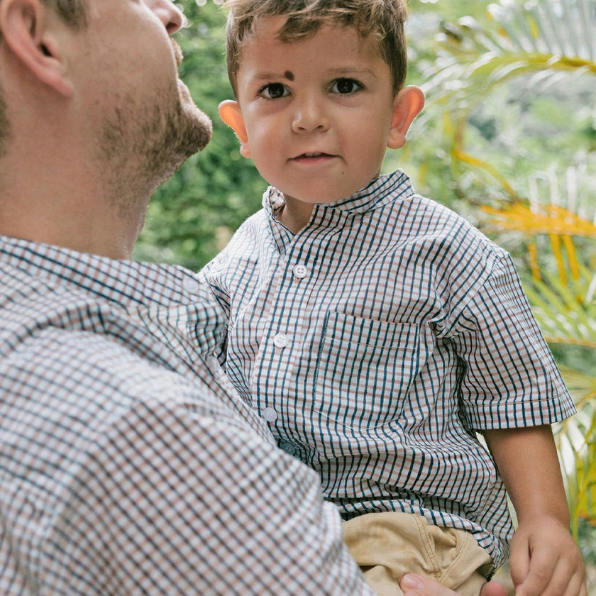 Block Printed Shirt for Boys