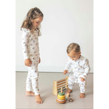 Ski Pups Boy Pima Cotton Baby One-Piece Pajamas