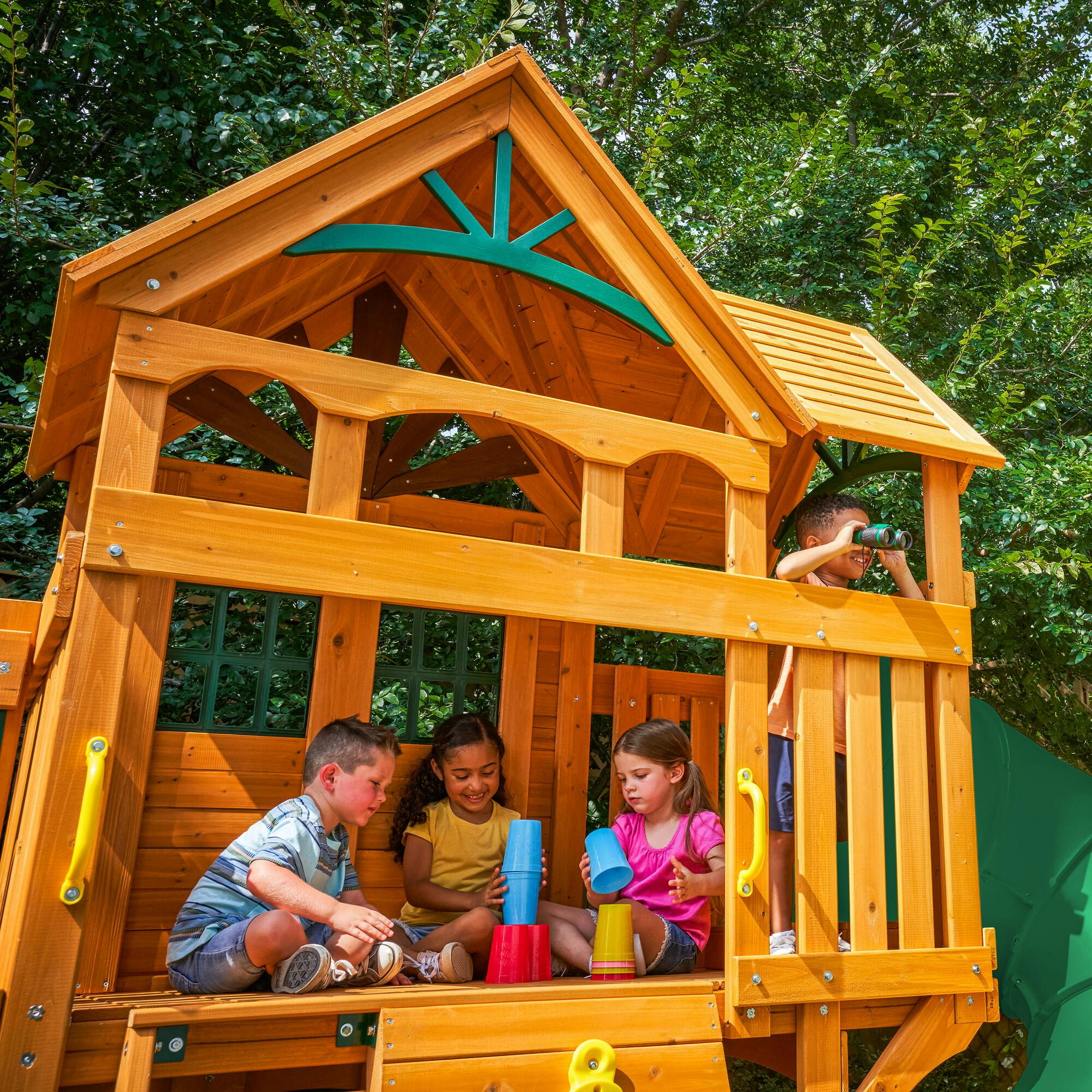 Buffalo Crossing Swing Set