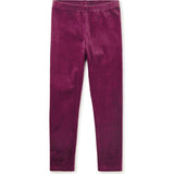 Velour Leggings, Purple