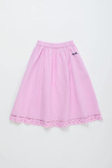 ISLA LACE SKIRT PINK