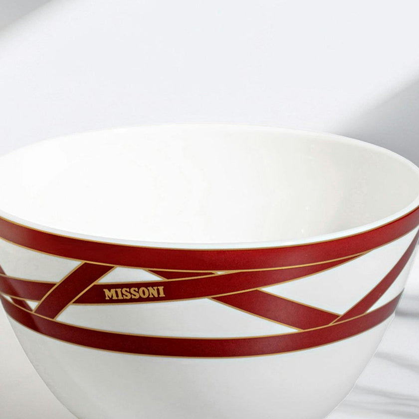 NASTRI BORDEAUX Set 2 Pcs. Rice Bowl - Ø 11,3* H. 6 Cm