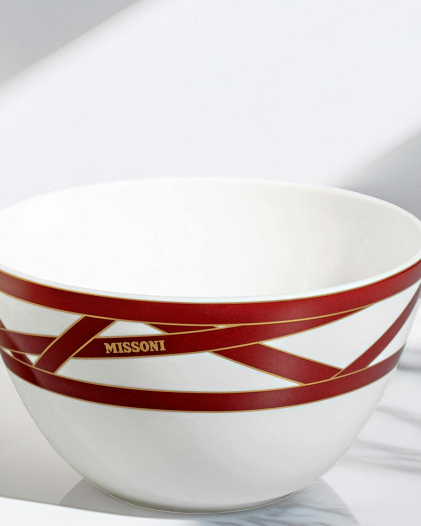 NASTRI BORDEAUX Set 2 Pcs. Rice Bowl - Ø 11,3* H. 6 Cm