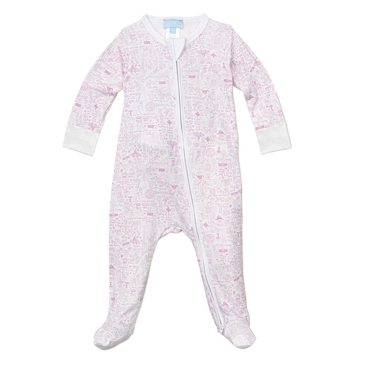 Dallas-Fort Worth Zip Baby Onesie