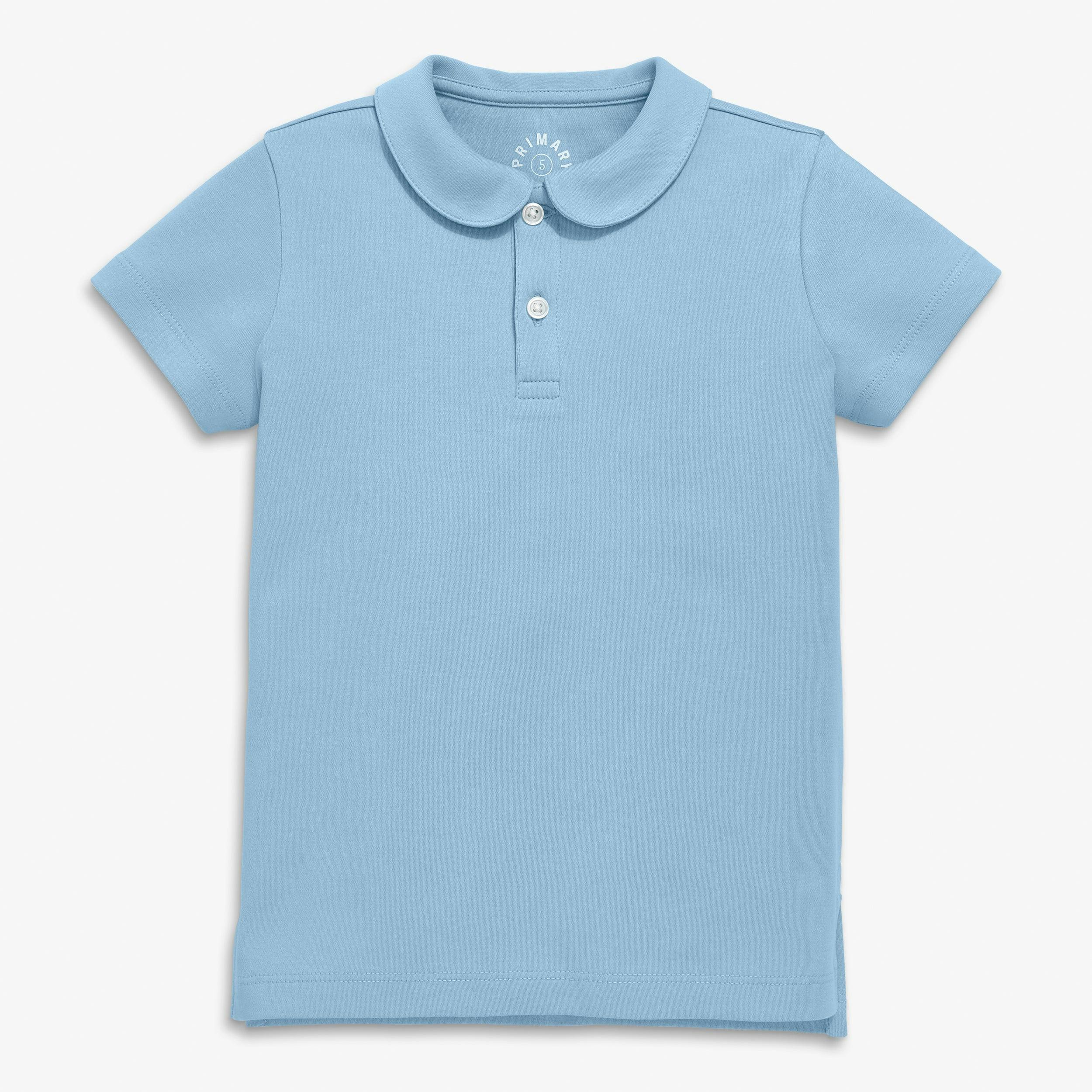 Kids short sleeve peter pan polo