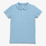 Kids short sleeve peter pan polo