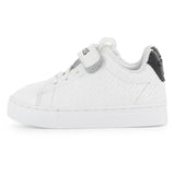 White Velcro Strap Sneaker
