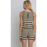 LARA MULTI STRIPE CROCHET SHORT
