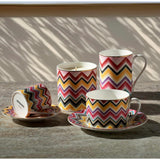 Marrakech Luxury Box Set 2 Pcs. Coffee Cup & Saucer - 6 X H 6